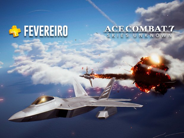 Anunciados os Jogos PlayStation Plus fevereiro 2026: Ace Combat 7 é o destaque absoluto