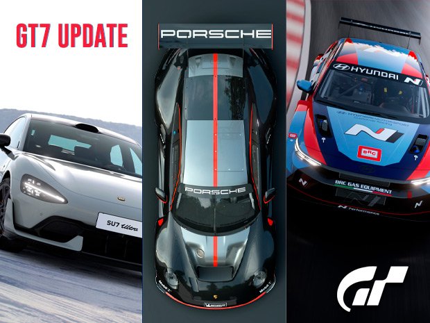 Atualização de Janeiro do GT7 Traz Três Carros de Peso, Incluindo Xiaomi SU7 e Porsche de Corrida